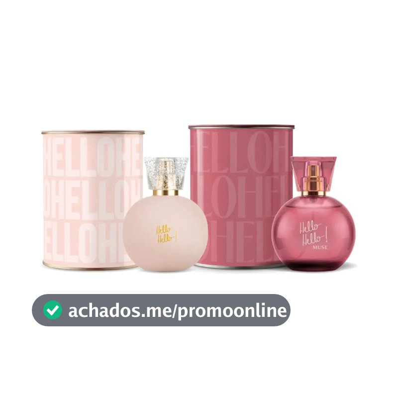Duo de Deo Colônia Hello Hello e Muse para Mulher 100ml