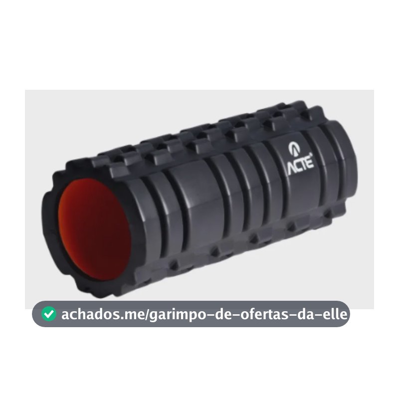 Rolo De Liberação Miofascial T141 Acte Sports Preto