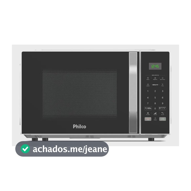 Micro-ondas 25l Philco Função Tira Odor 1100w Pm27