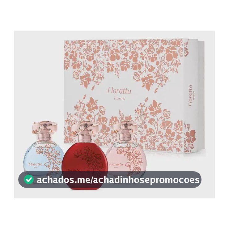 O Boticário Floratta Flowers Kit Presente 3 Itens