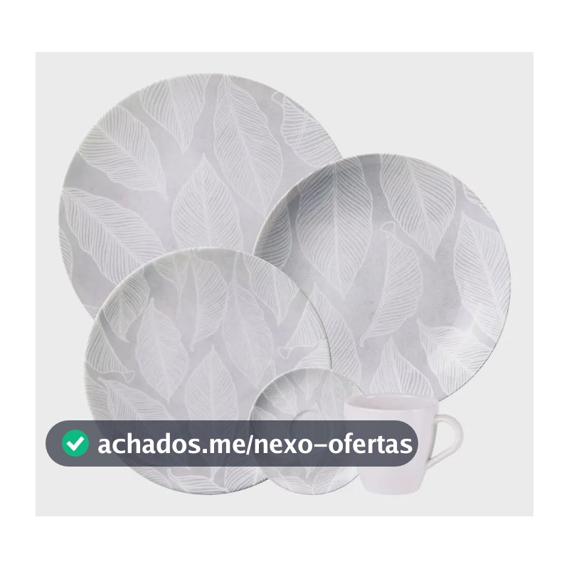 Aparelho De Jantar Tramontina 20 Pçs Porcelana Decorada Arbo Laranja Florido