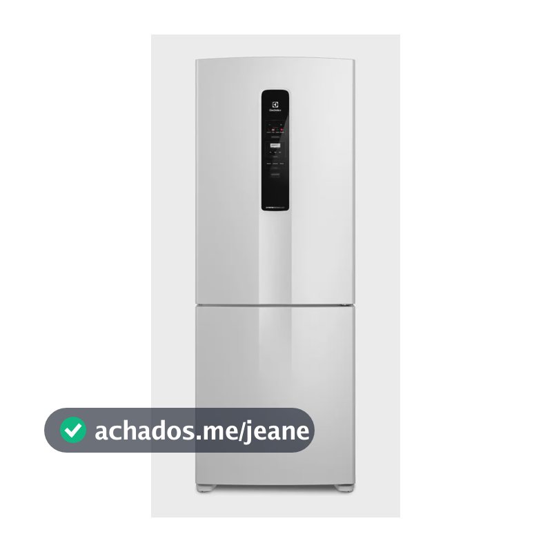Geladeira Frost Free Inverter 490L Efficient com AutoSense Inverse Branco (IB7) Electrolux