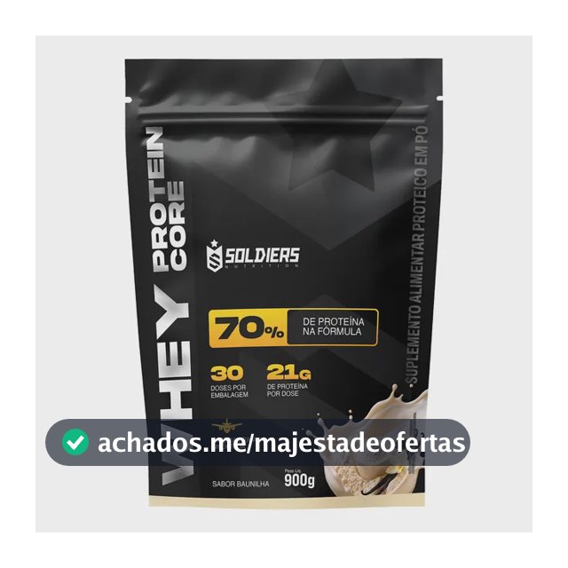 Whey protein Soldiers Nutrition em pó sabor Baunilha x 900g