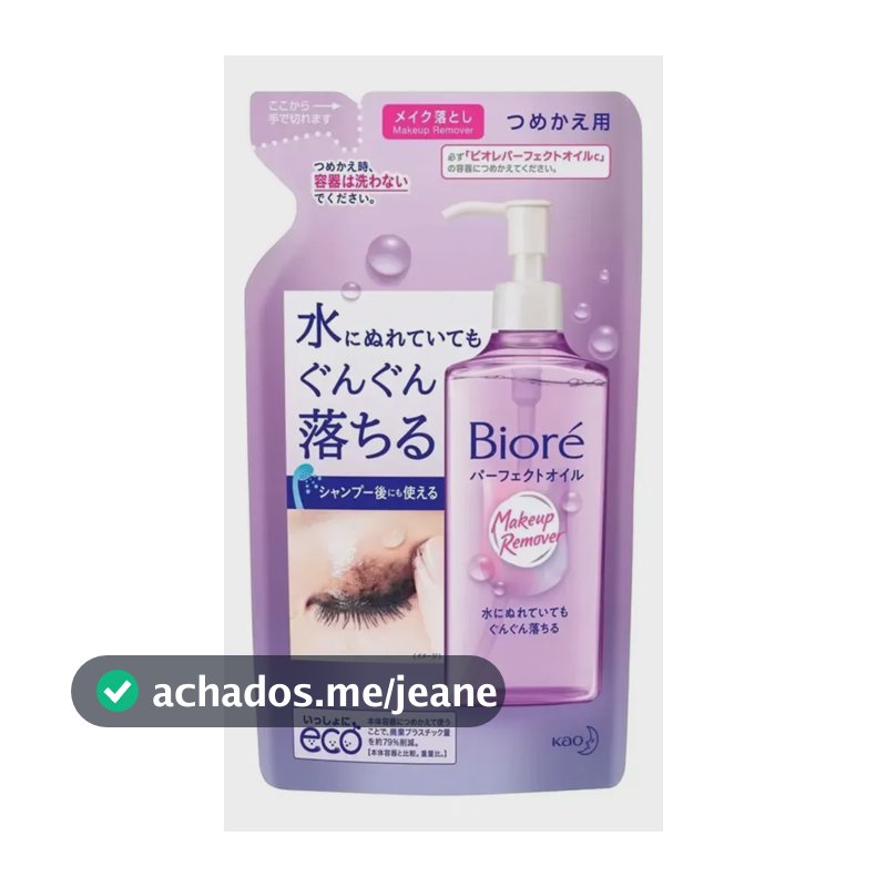 Bioré Óleo Demaquilante Limpeza Facial Cleansing Oil Refil 210ml