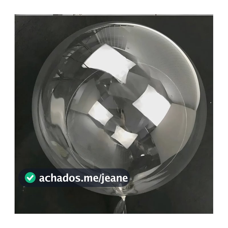5 Unidades Balão Bubble 24 Polegadas 60cm Transparente Top! Liso