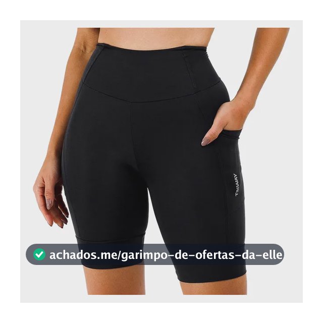 Bermuda Compressão Feminina Academia Corrida Bolso Triway