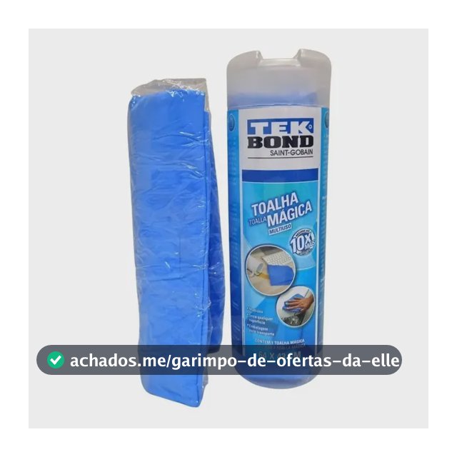 Toalha Mágica Multiuso Tekbond Superabsorvente Microfibra 64x43cm