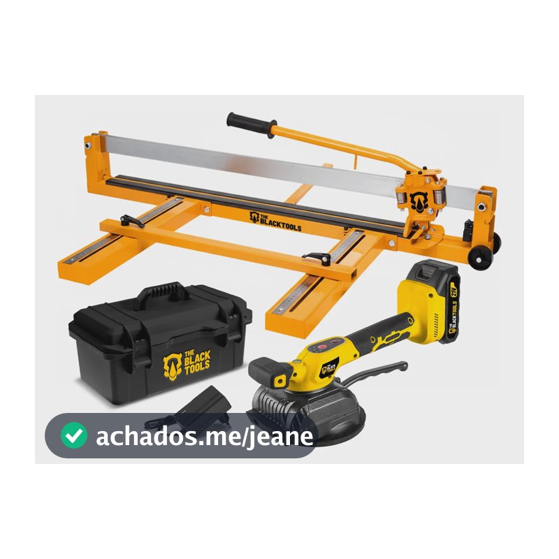 Kit Cortador Piso 120cm Guia Laser + Assentador C/ Ventosa