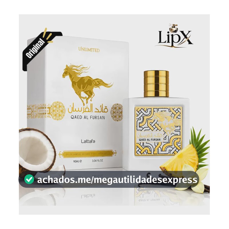 Perfume Árabe Qaed Al Fursan Unlimited Edp 90ml