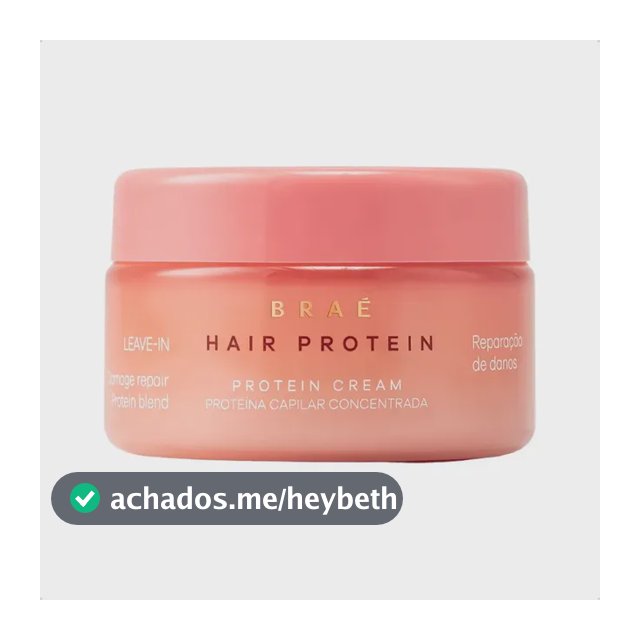 Braé Hair Protein Leave In De Proteína Concentrada 80g