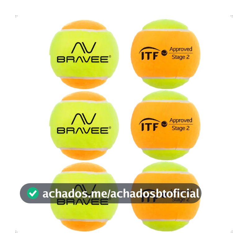 Bolinhas Beach Tennis ITF - Kit c/ 06 unidades
