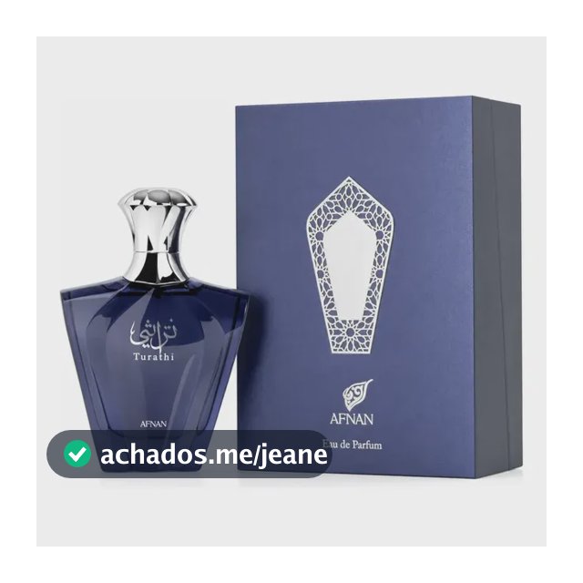 PERFUME ARABE AFNAN TURATHI BLUE EDP 90ML