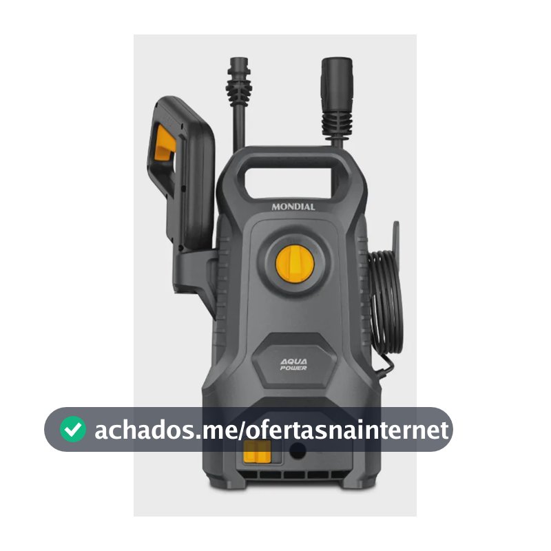 Lavadora De Alta Pressão Aqua Power Mondial Preto 1400w Lap-04-gy