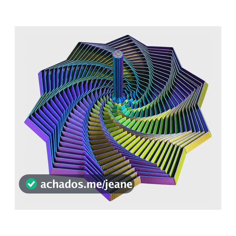 Estrela Sensorial Grande Brinquedo Fidget Anti Stress Alívio Arco-íris