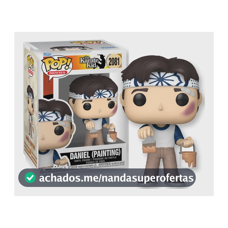 Boneco Funko Pop! Karate Kid - Daniel (pintando)