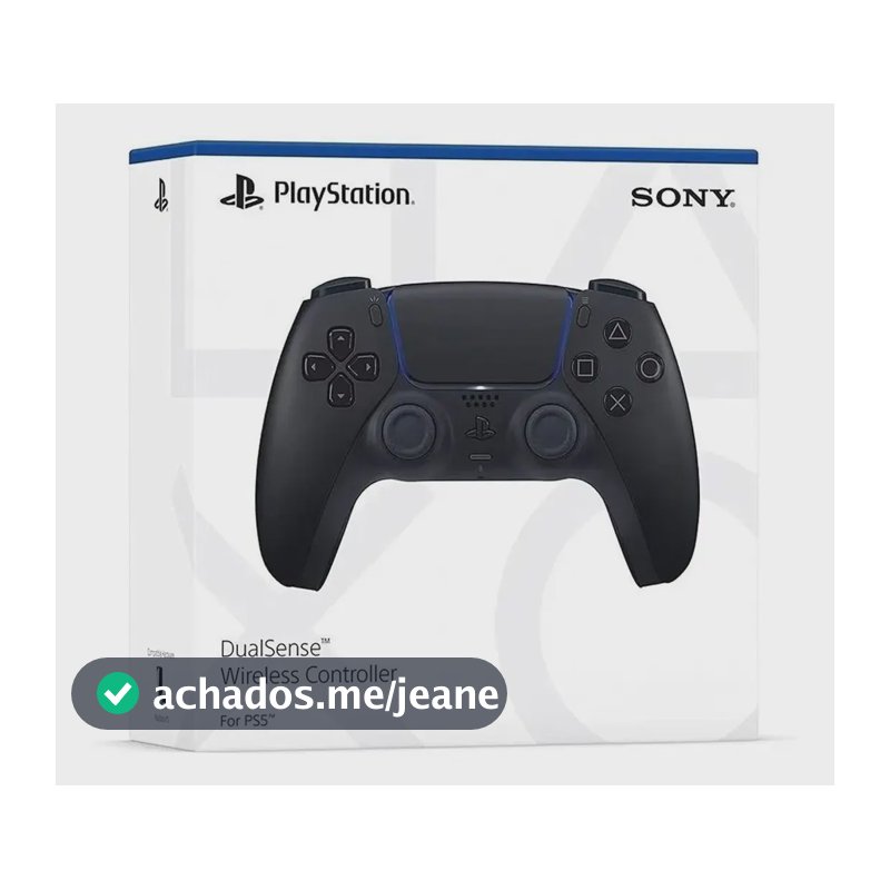 Controle Sem Fio Dualsense Sony Midnight Preto - Ps5 Preto