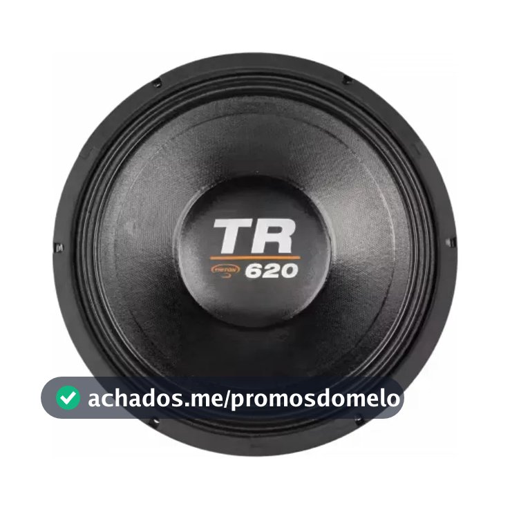 Alto Falante Woofer Triton Tr 620 W Rms 12 Polegadas 4 Ohms Cor Preto