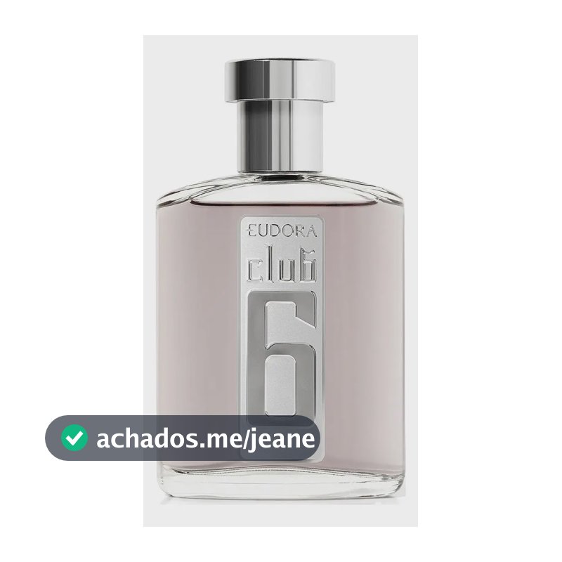Desodorante Colônia Club 6 Tradicional Masculino de 95ml da Eudora