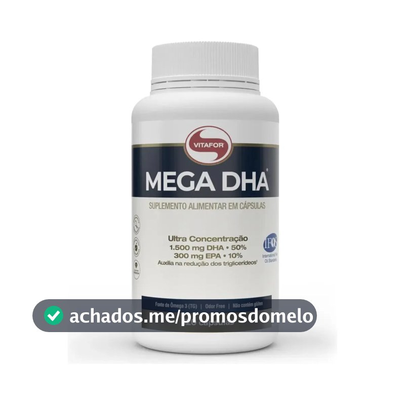 Ômega 3 Vitafor em cápsula Sem sabor de 120 un