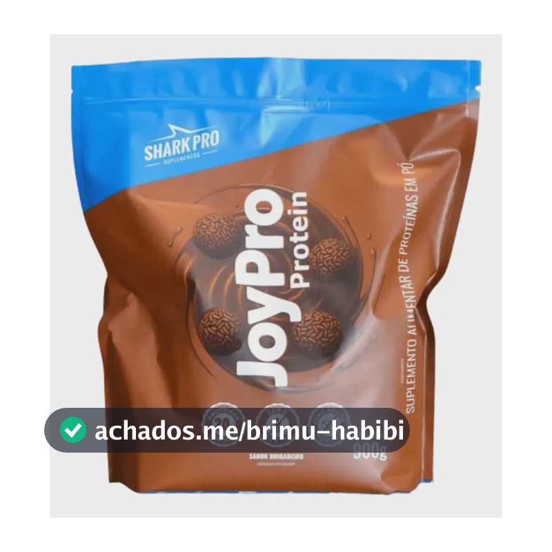 Whey Protein Joypro 100% Gourmet + Colageno 900g - Shark Pro Brigadeiro