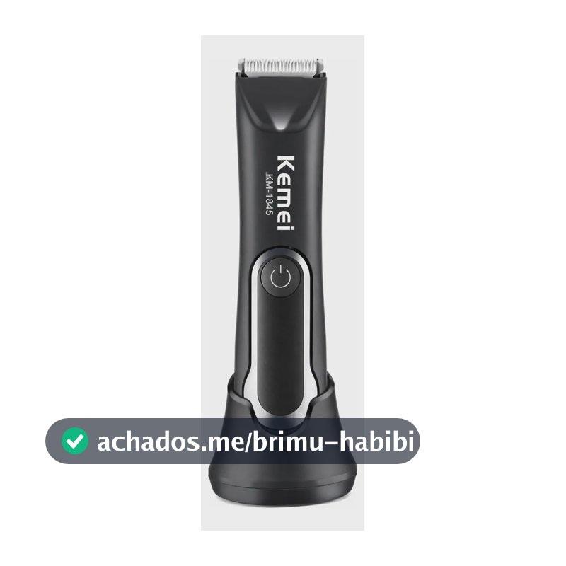 Máquina Kemei KM-1845 Sem Fio Recarregável