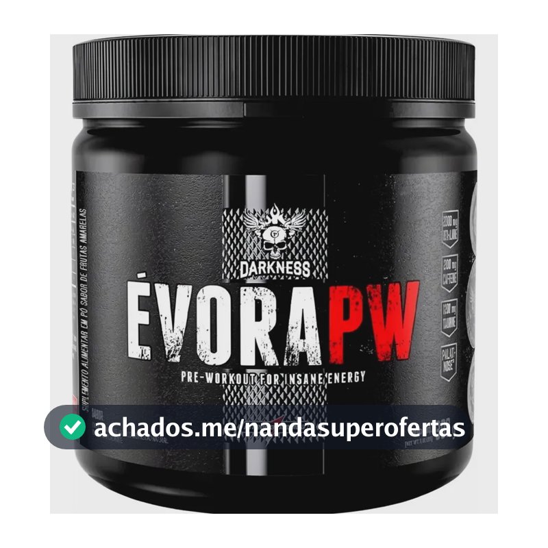 Évora Pré Treino Frutas Vermelhas 300g Darkness Uva