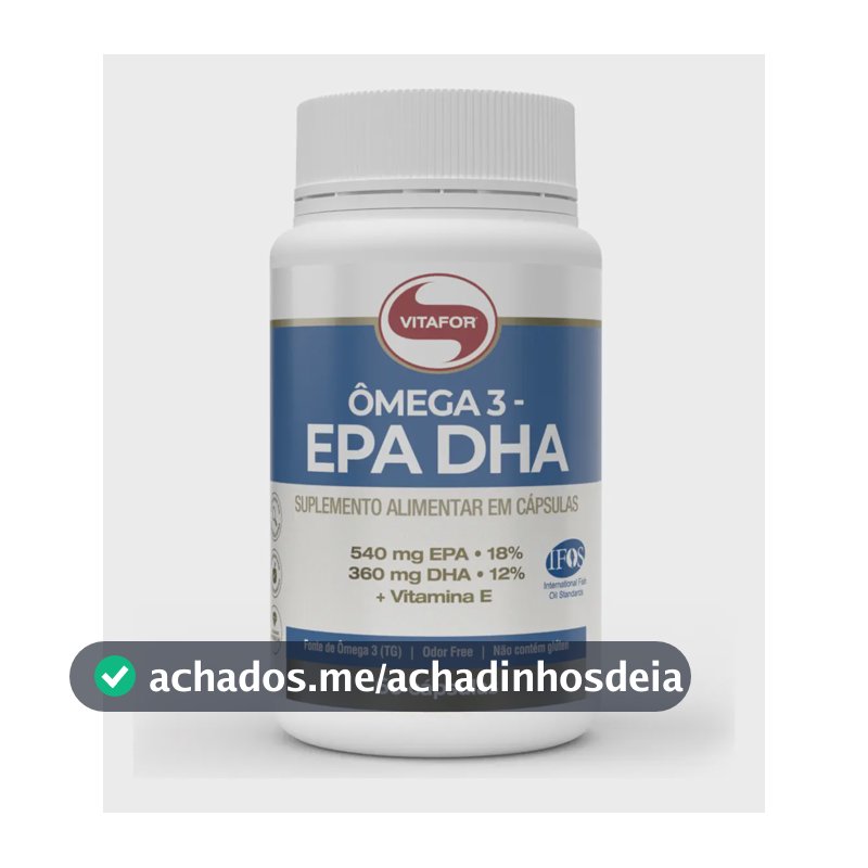 Suplemento Ômega 3 Epa Dha 60 Cápsulas Vitafor