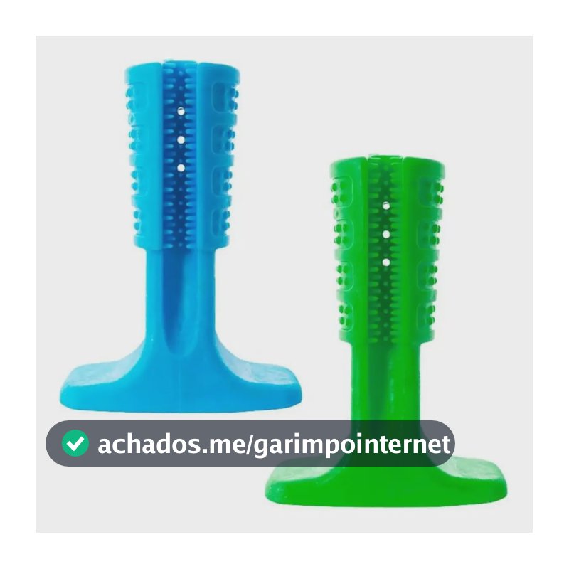 Mordedor Escova De Dente Cachorro Pet Brinquedo Interativo