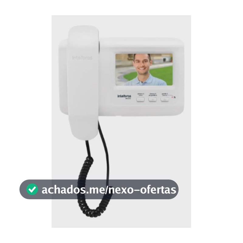 Módulo Interno para Videoporteiro IVR 1010 IN Branco Intelbras