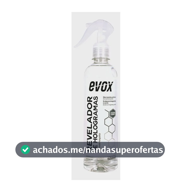 Ipa Revelador De Hologramas 500ml Evox