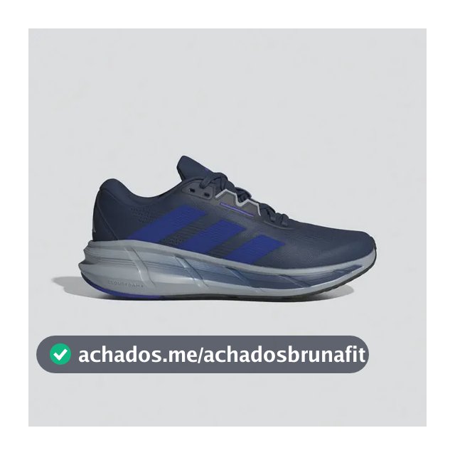 Tênis Masculino Questar 3 adidas Tecind/lucblu/halsil Liso 39 Br