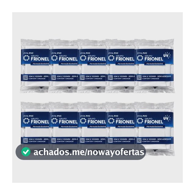 Kit 10 Fitas De Pvc Branca Para Ar-condicionado Refrigeração