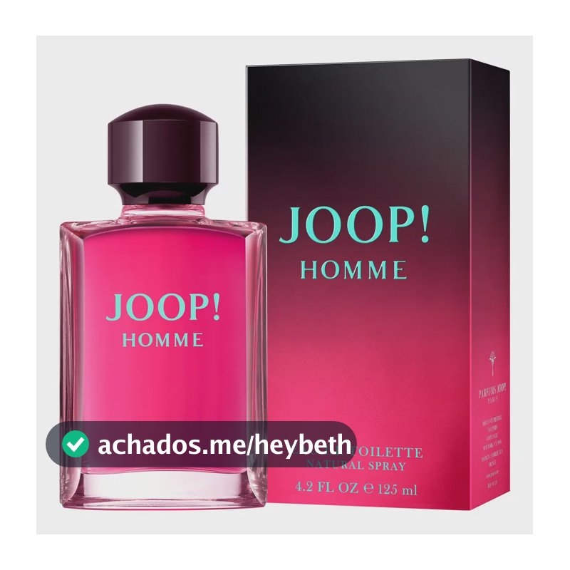 Perfume Masculino Homme Joop! Eau de Toilette 125ml
