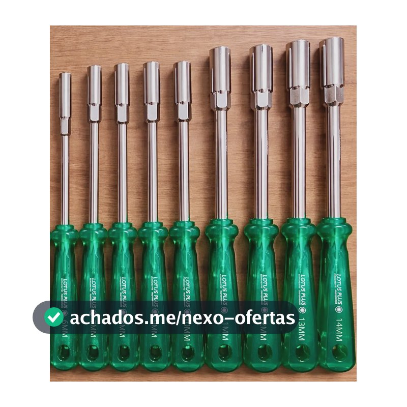 Jogo Chave Canhão Kit 9 Peças 6-14mm Cromo Vanádio