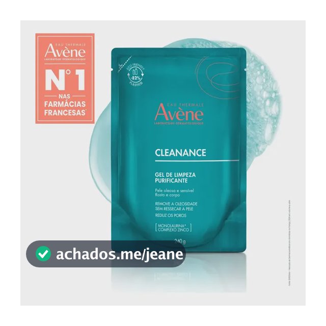 Gel de Limpeza Facial Avène Cleanance Pele Mista a Oleosa 240g