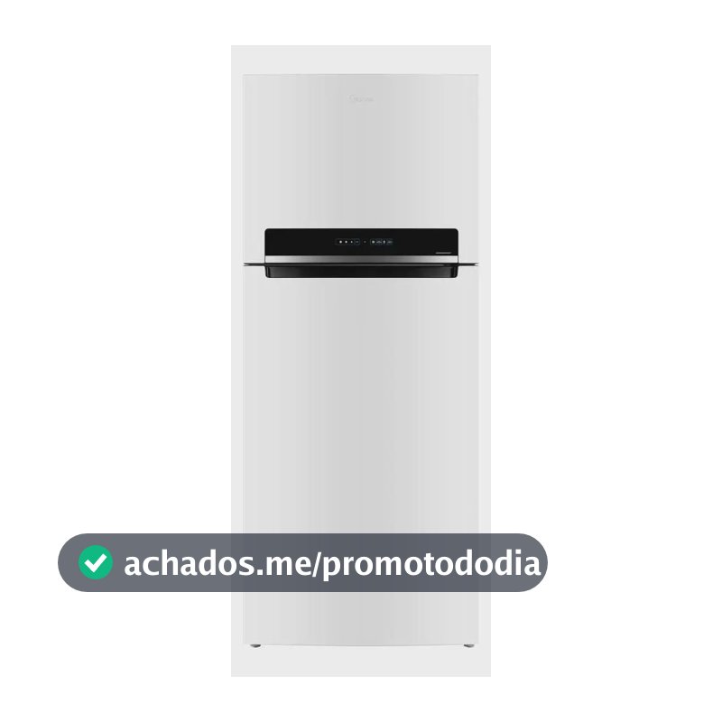 Geladeira Midea Frost Free Duplex Inverter 473L com Painel Digital e A Alarme de Porta Aberta Branca Bivolt
