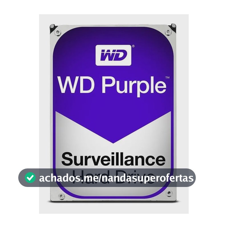 Disco rígido de vigilância Sata Western Digital Dvr roxo de 1 TB