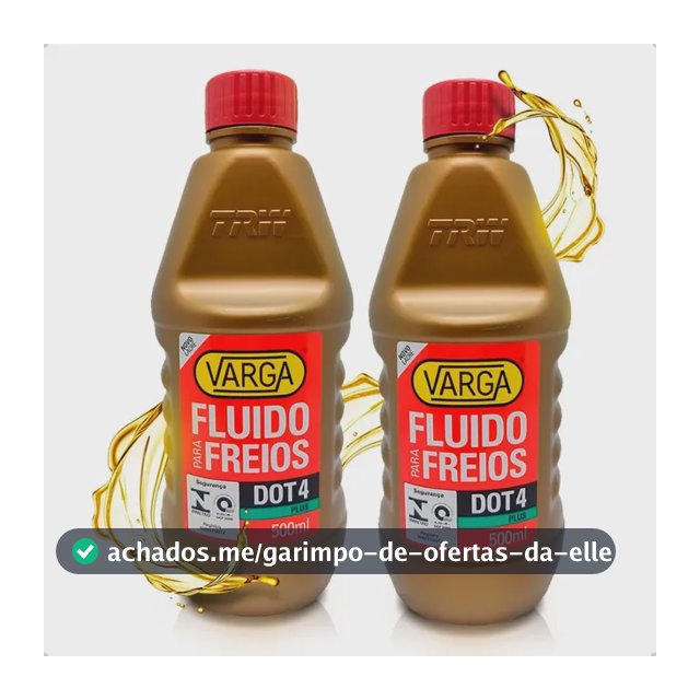 Kit 2 Fluido De Freio Oleo Dot4 Varga Trw 500ml Rclf00054