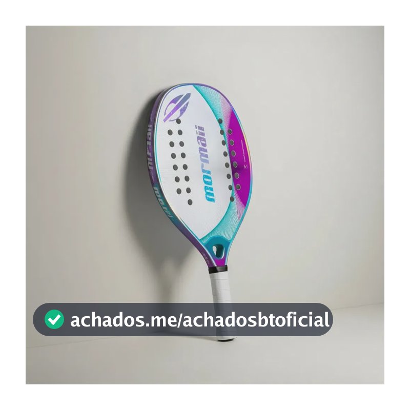 Raquete de Beach Tennis Mormaii Vitória Marchezini III + Capa