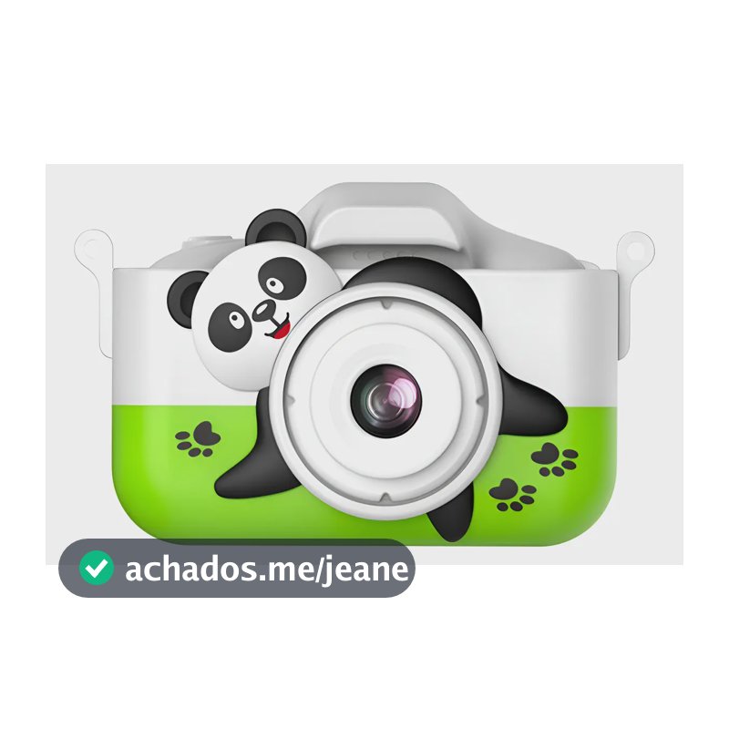 Mini Câmera Digital Infantil Fotografia Criança Recarregável Branco