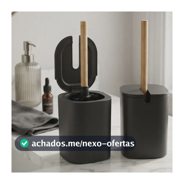 Escova Limpa Vaso Sanitário Privada Para Banheiro Lavabo Bambu