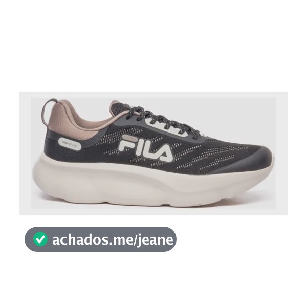 Tenis Fila Masculino Maxxi Lite Treino Com Conforto 100% Ori Preto/oliva/bege 39 Br