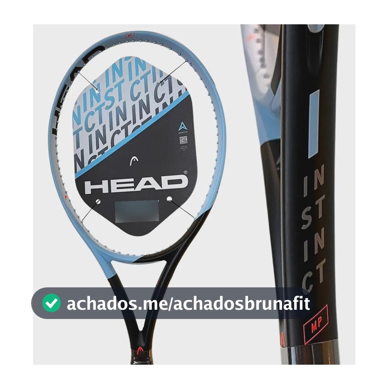 Raq Tênis Instinct Mp 2025 300g Adulto Aro 100 S/corda Graph Azul-aço L3 L3