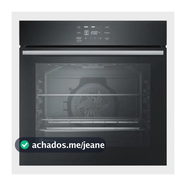 Forno de Embutir Elétrico Electrolux 80L Experience Air fryer, PerfectCook360 e Painel Touch (OE8EA)
