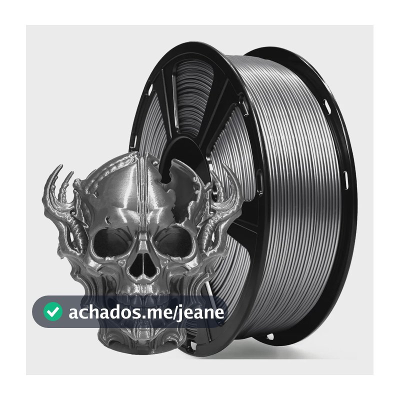 Petg Filamento De Impressora 3d Petg 1,75mm 1kg Prateado