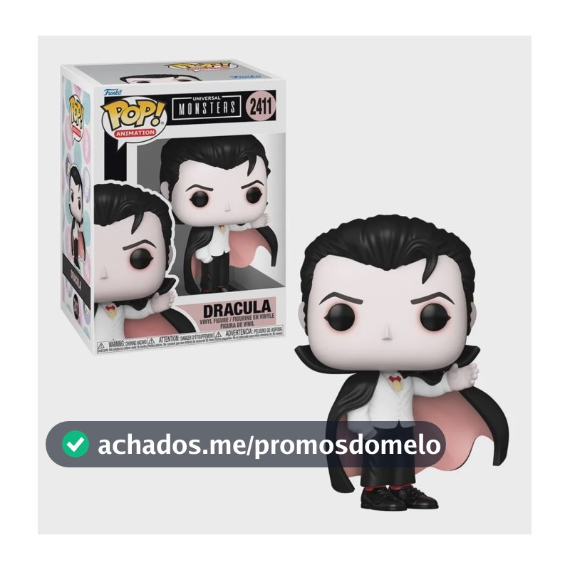 Boneco Funko Pop! Monstros Universais - Dracula