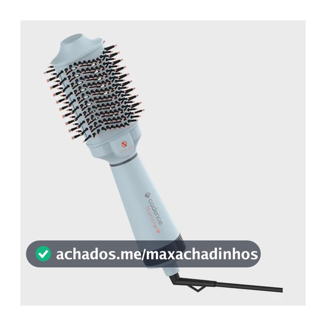 Escova Cadence Secadora Alisadora Volumizadora Esc710-biv Cinza