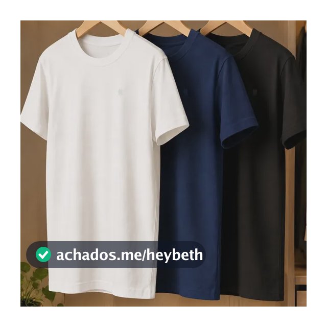 Kit 3 Camisetas Masculinas Algodão Polo Wear