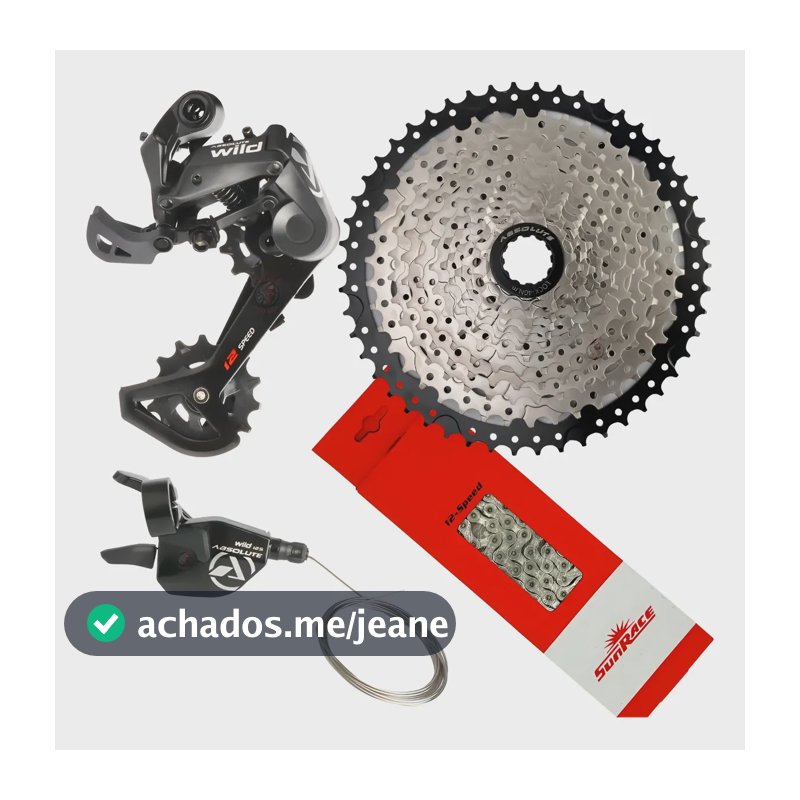Kit Relação Absolute 12v Wild 2 1x12v Corrente Sr K7 11/50
