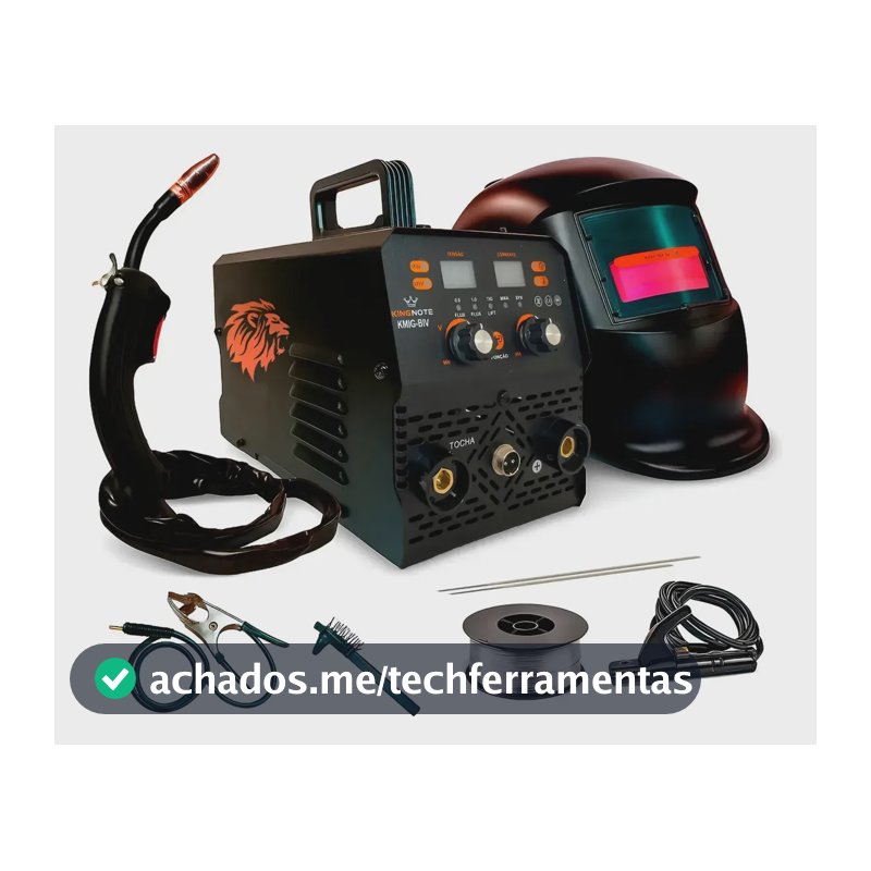 Máquina Solda Mig Sem Gás Flex Tig Lift Mma Bivolt Inversora Sinergico Com Arame Frequência 50 Hz/60 Hz 110/220v